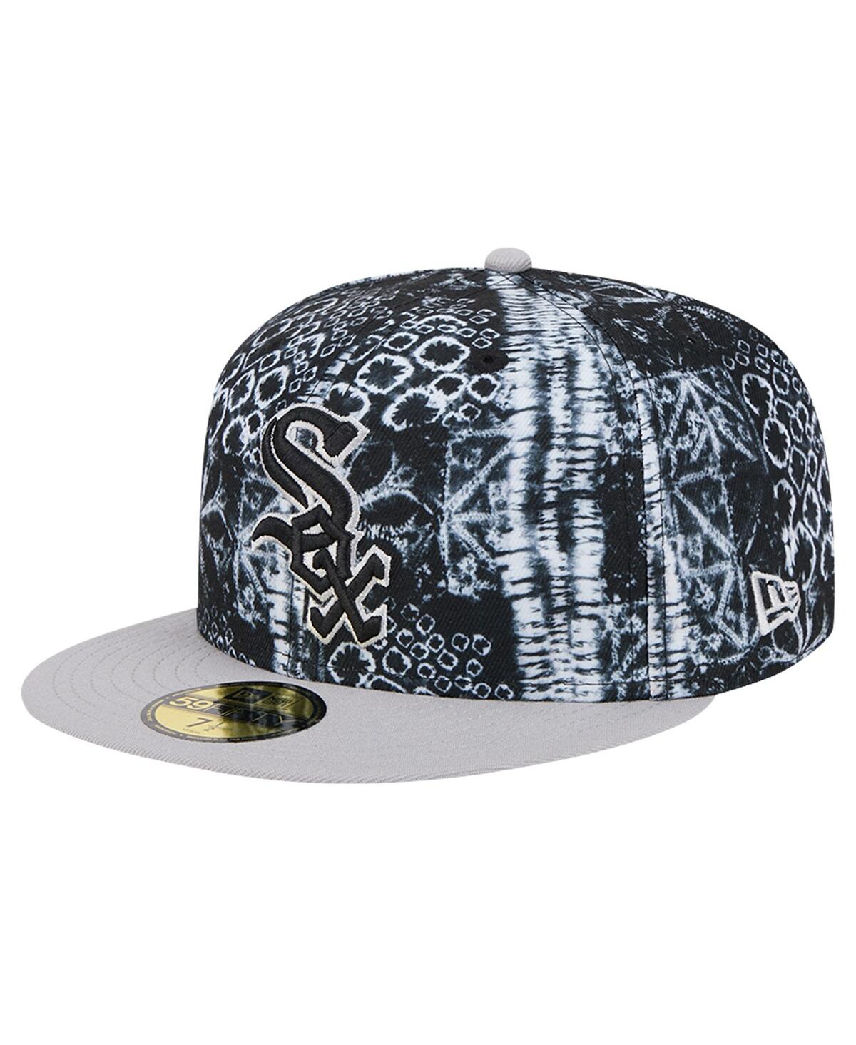 New Era Men'sChicago White Sox Sands 59FIFTY Fitted Hat - Black