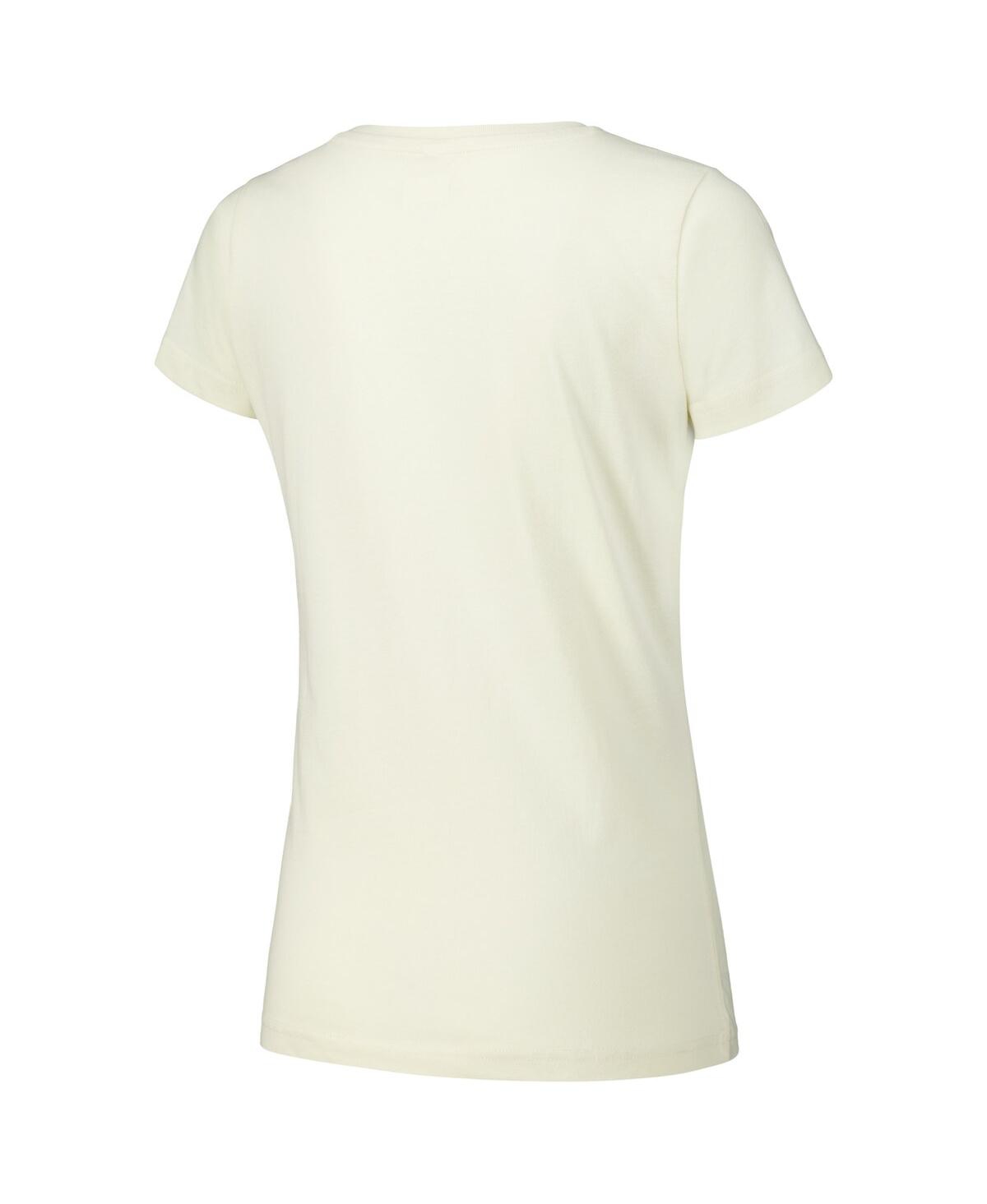 NEW ERA WOMEN'S CREAM CHICAGO CUBS VINTAGE-LIKE T-SHIRT 