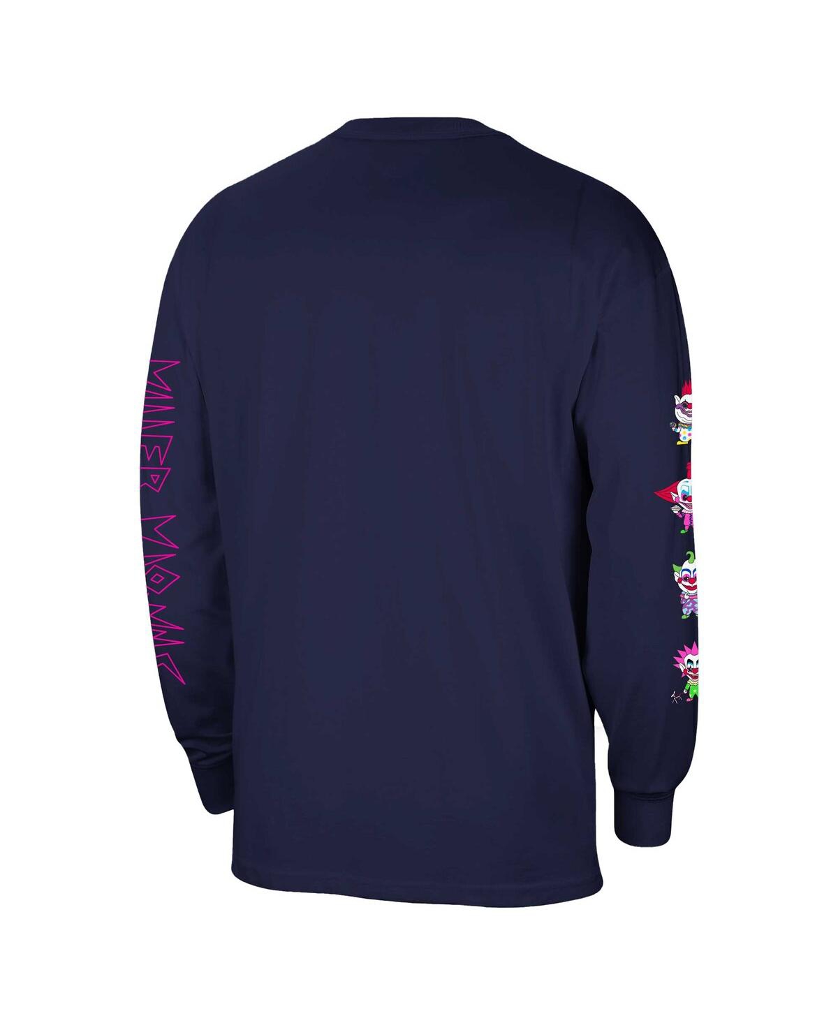 Contenders Clothing Men's and Women'sKiller Klowns from Outer Space Long Sleeve T-Shirt - Navy