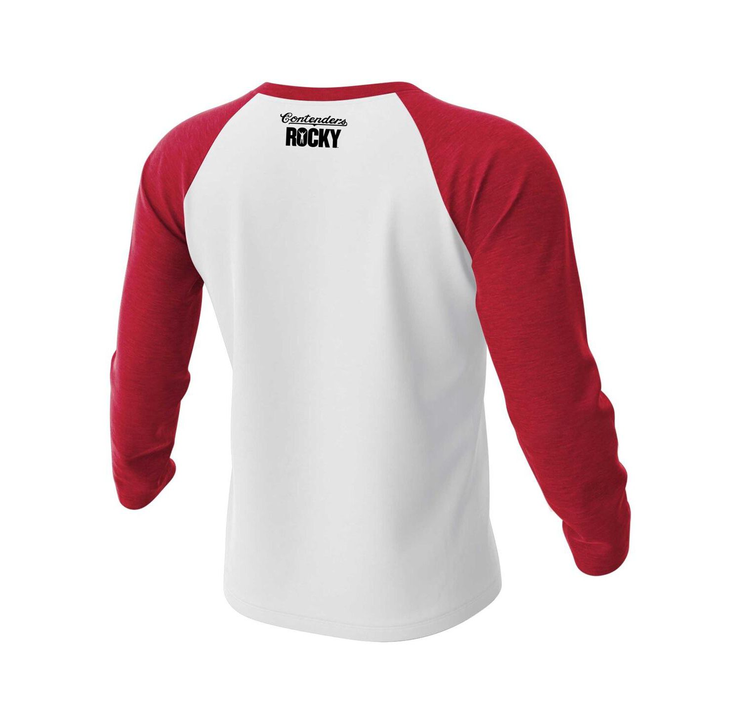 Men's White/Red Rocky Rematch of the Century 3/4-Sleeve Raglan T-Shirt