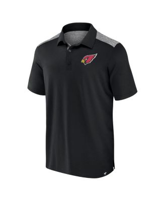 Men's Black Arizona Cardinals Long Shot Polo