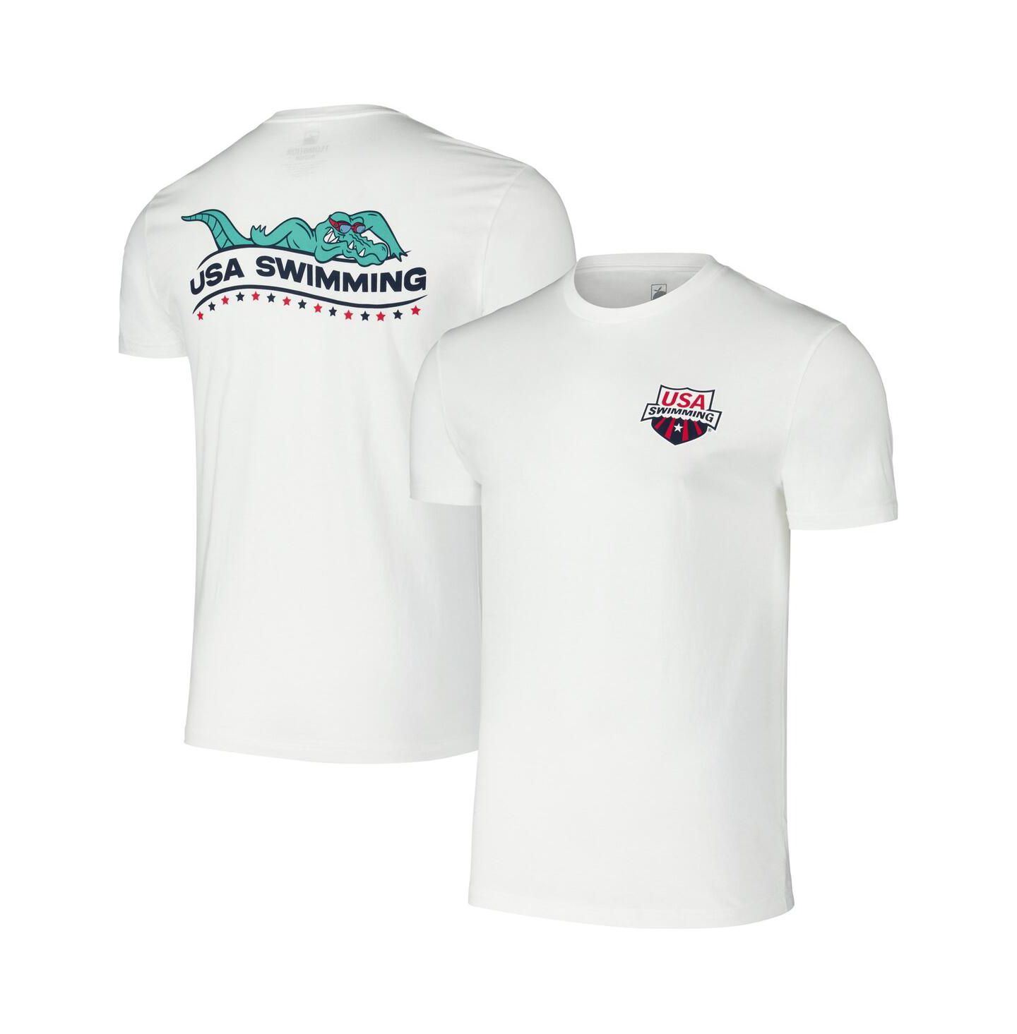Футболка Flomotion White USA Swimming Later Gator — фото 1