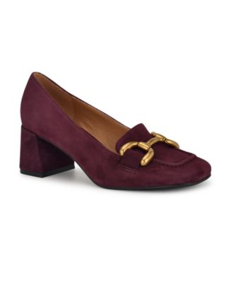 Women's Veepe Bit Block Heel Loafers