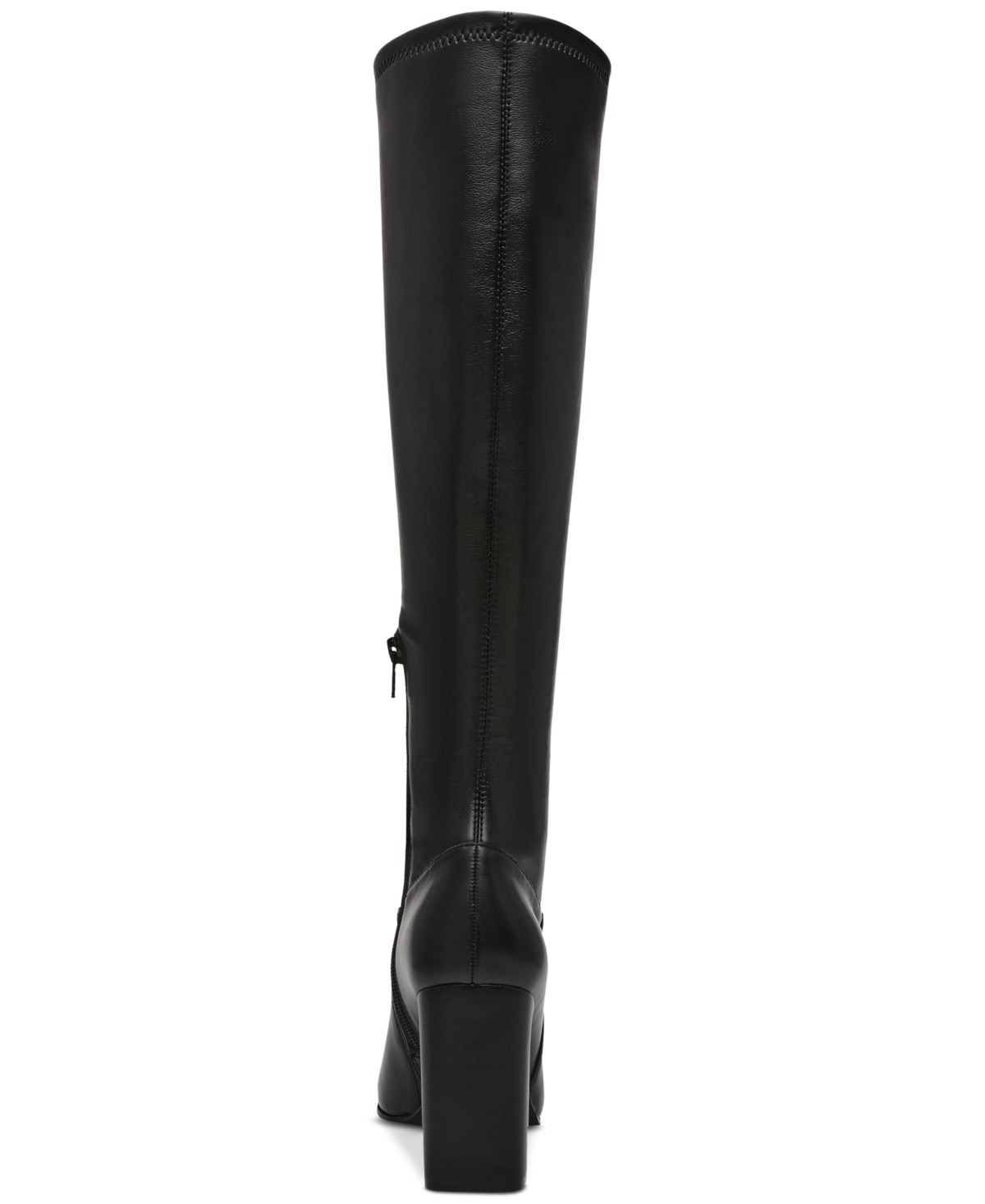 Steve Madden Women's Lamarca Wide-Calf Knee-High Block-Heel Stretch Dress Boots