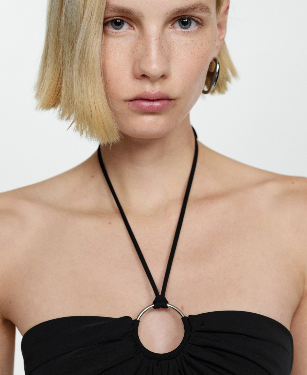 Mango Women's Ring Halter Jumpsuit