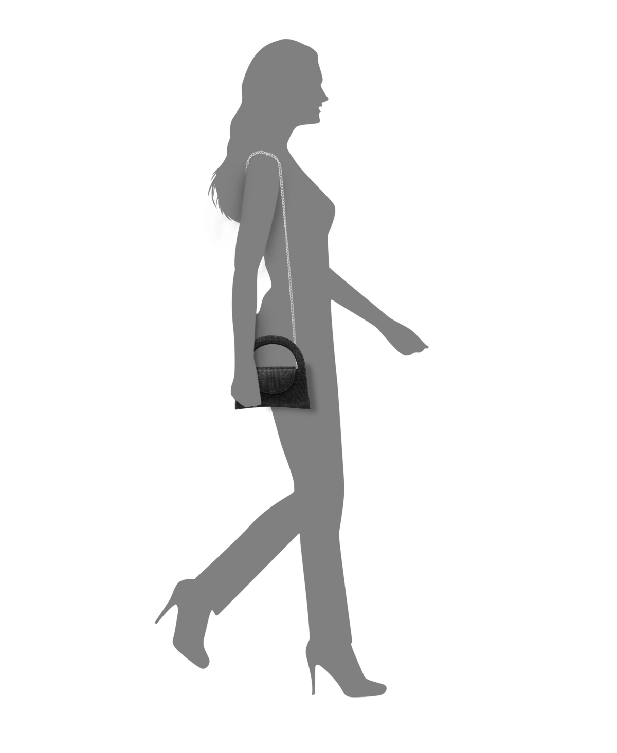 Nina All Over Crystal Satchel Bag In Gold