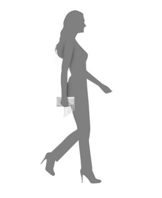 Crystal Chain Slim Envelope Clutch