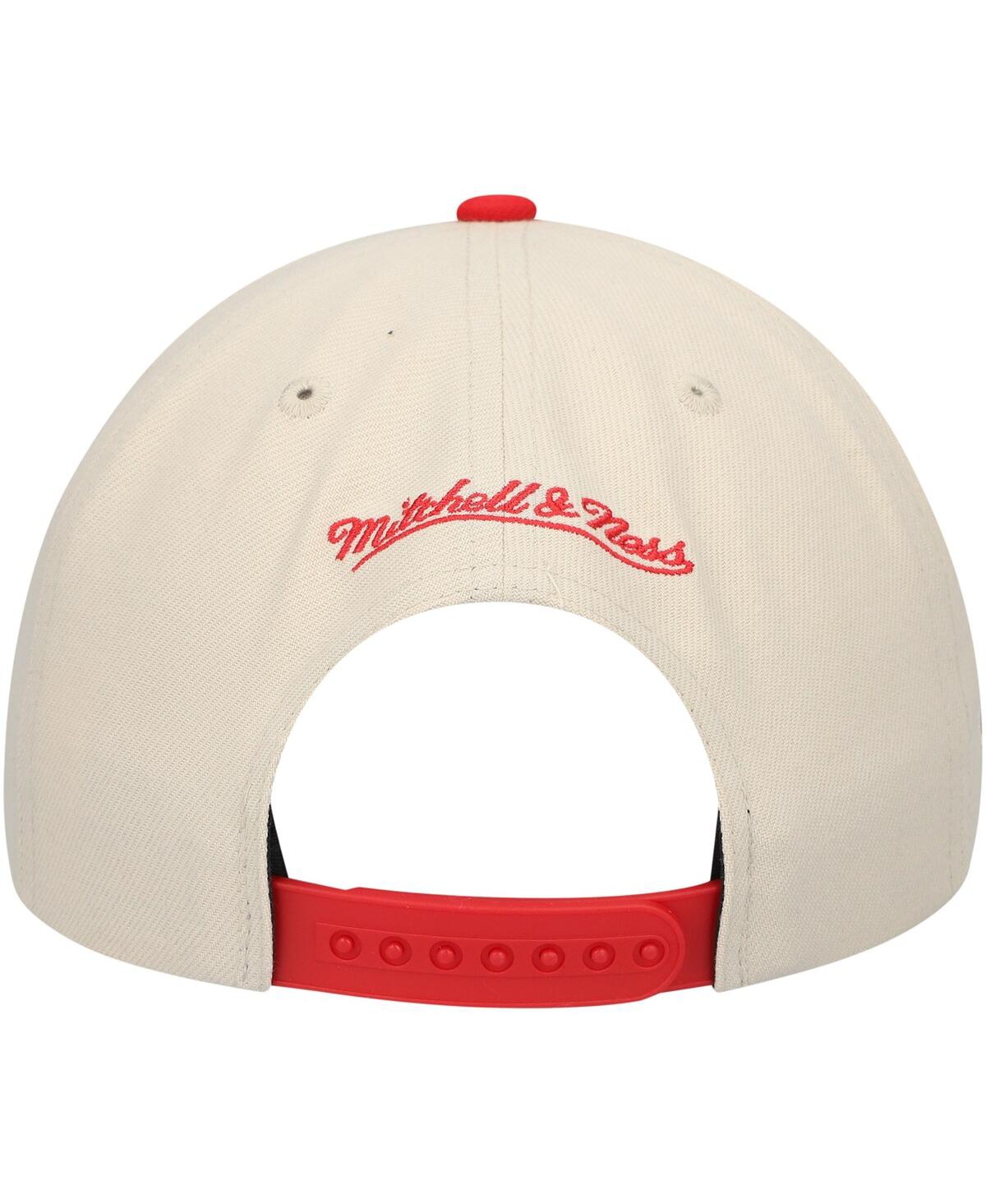 Mitchell & Ness Men'sBoston Red Sox Pro Crown Adjustable Hat - Cream