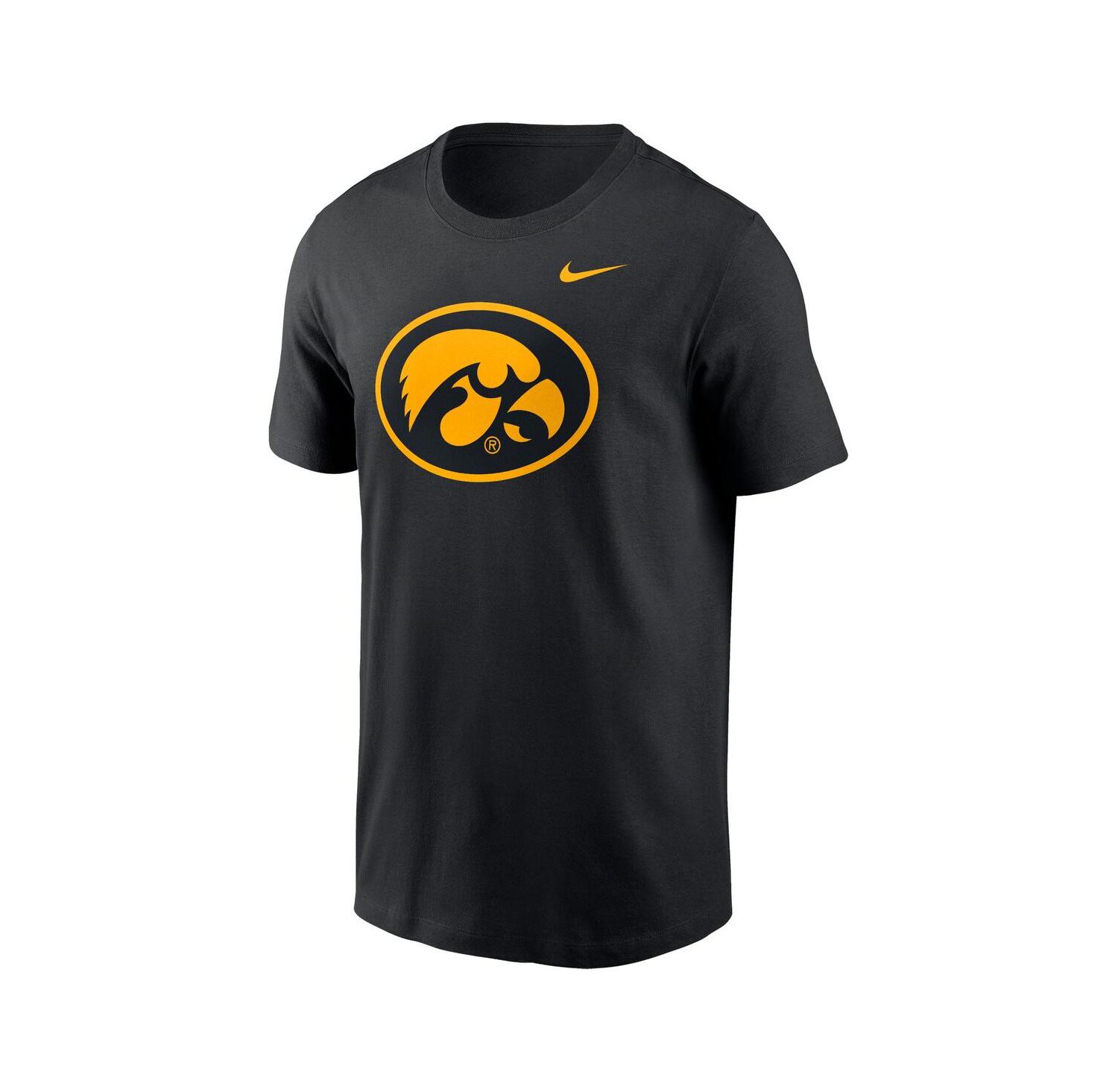 Men's Black Iowa Hawkeyes Primetime Evergreen Alternate Logo T-Shirt