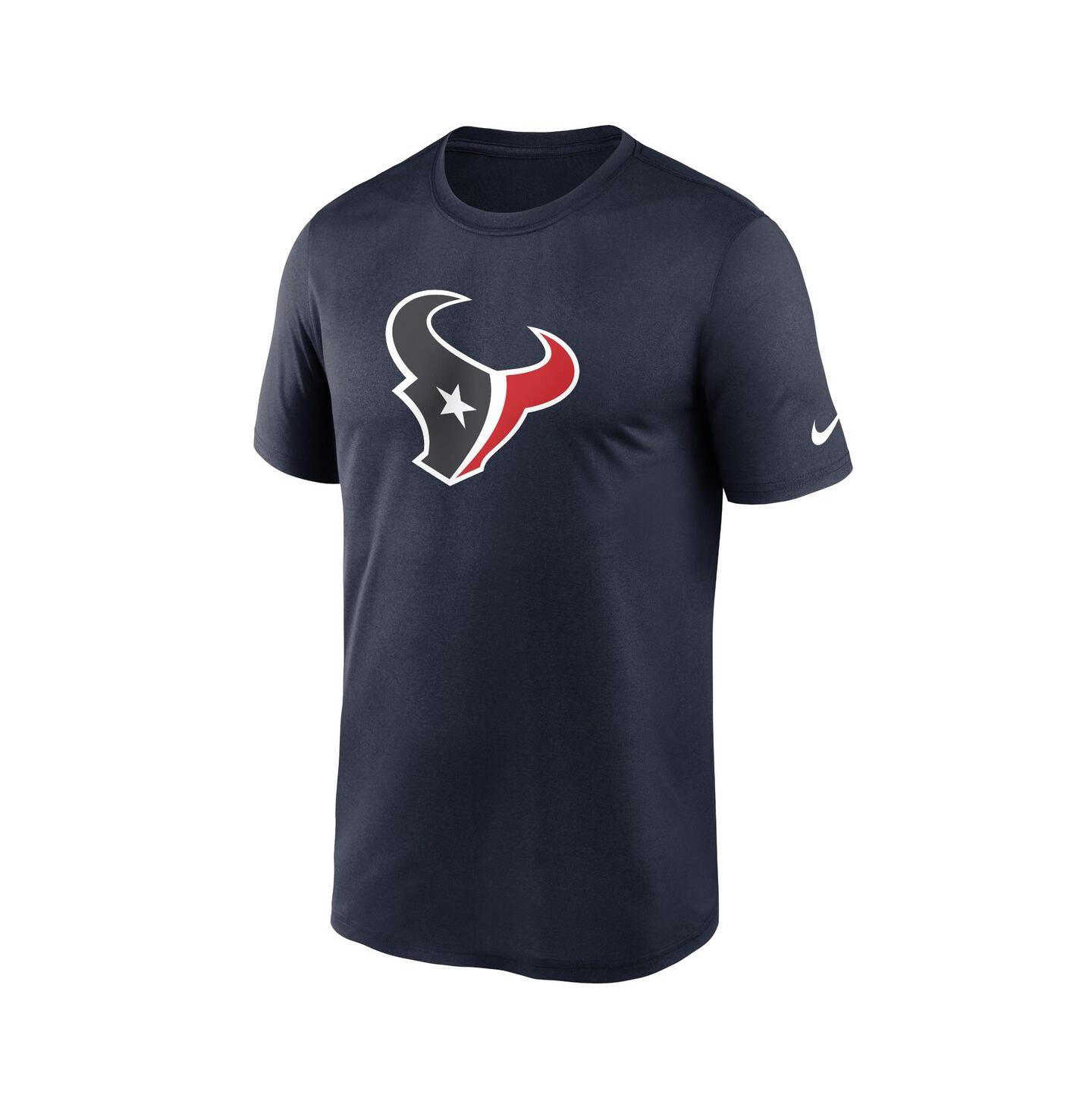 Мужская футболка Nike Navy Houston Texans Legend Logo Performance — фото 2