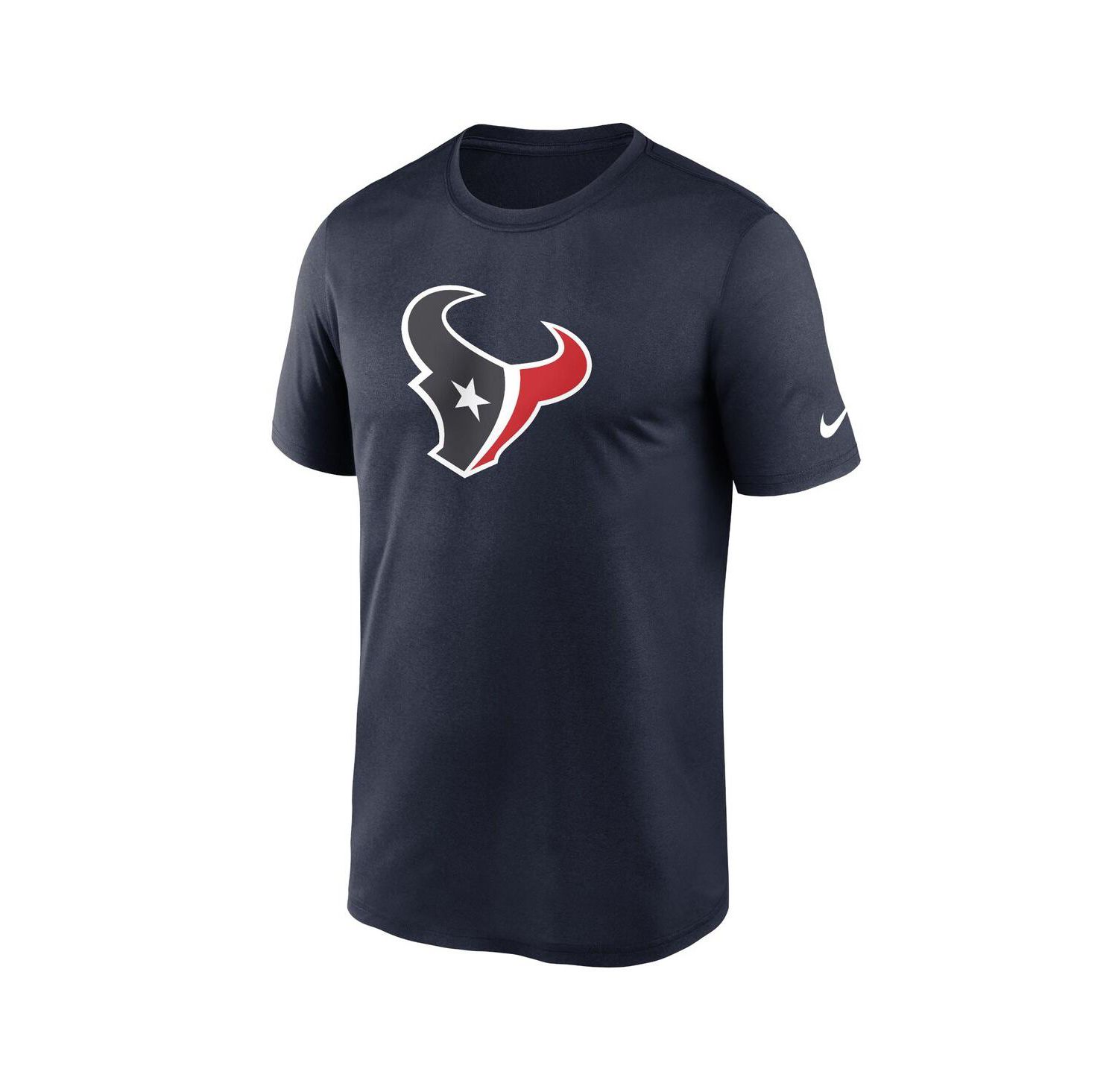 Men's Navy Houston Texans Legend Logo Performance T-Shirt