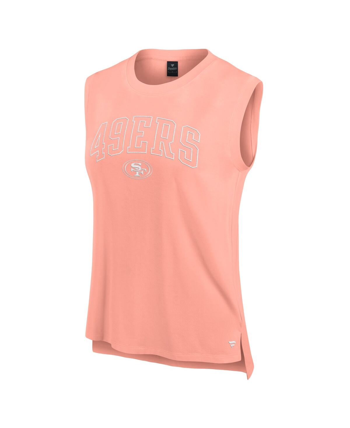 Fanatics Women'sSan Francisco 49ers Studio Gym Tank Top - Coral