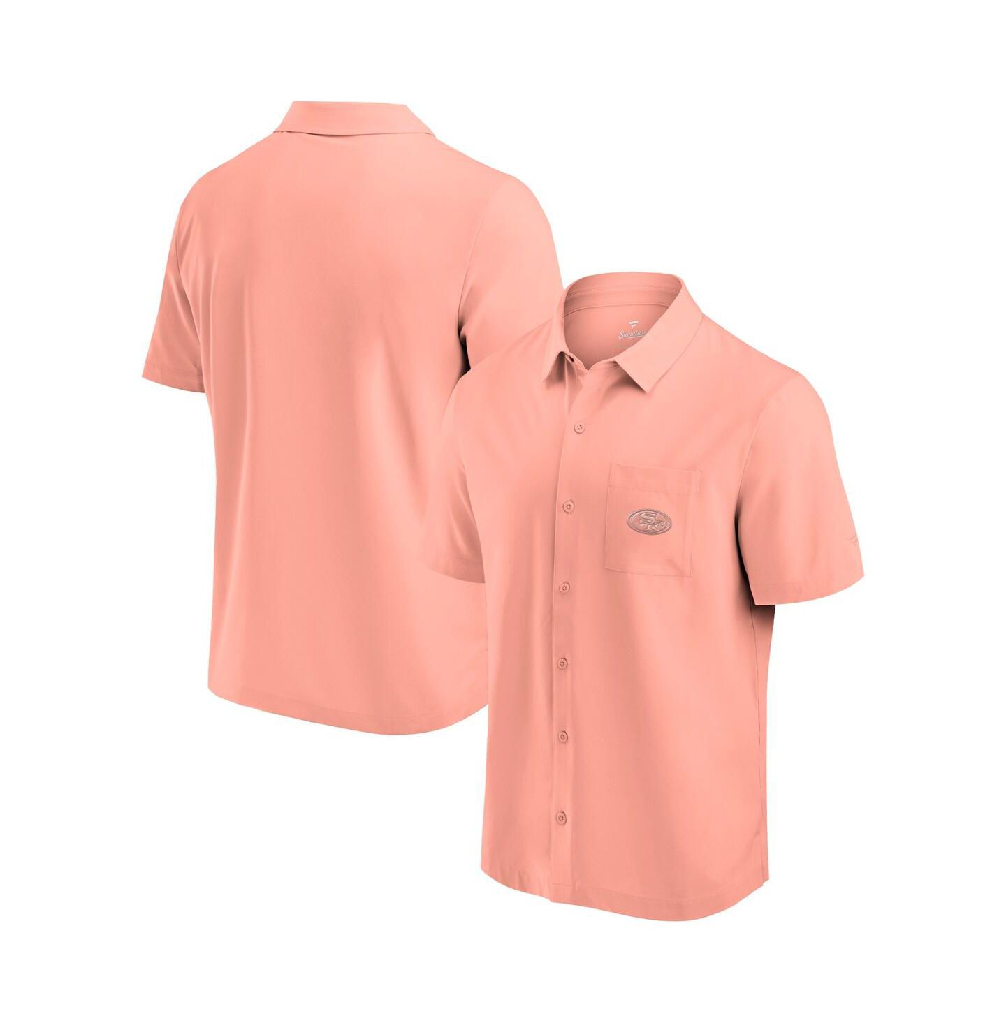 Мужская рубашка Fanatics Coral San Francisco 49ers Front Office Button-Up — фото 1