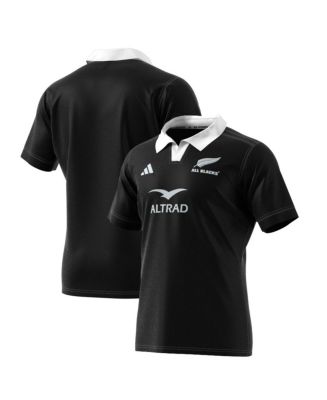 adidas Men's Black New Zealand Rugby 2024/25 Home Replica Jersey