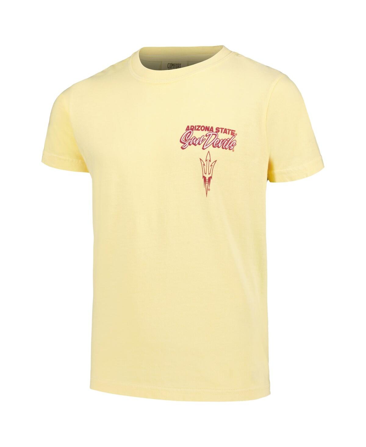 Image One Big Boys and GirlsArizona State Sun Devils Hyperlocal Comfort Colors T-Shirt - Gold