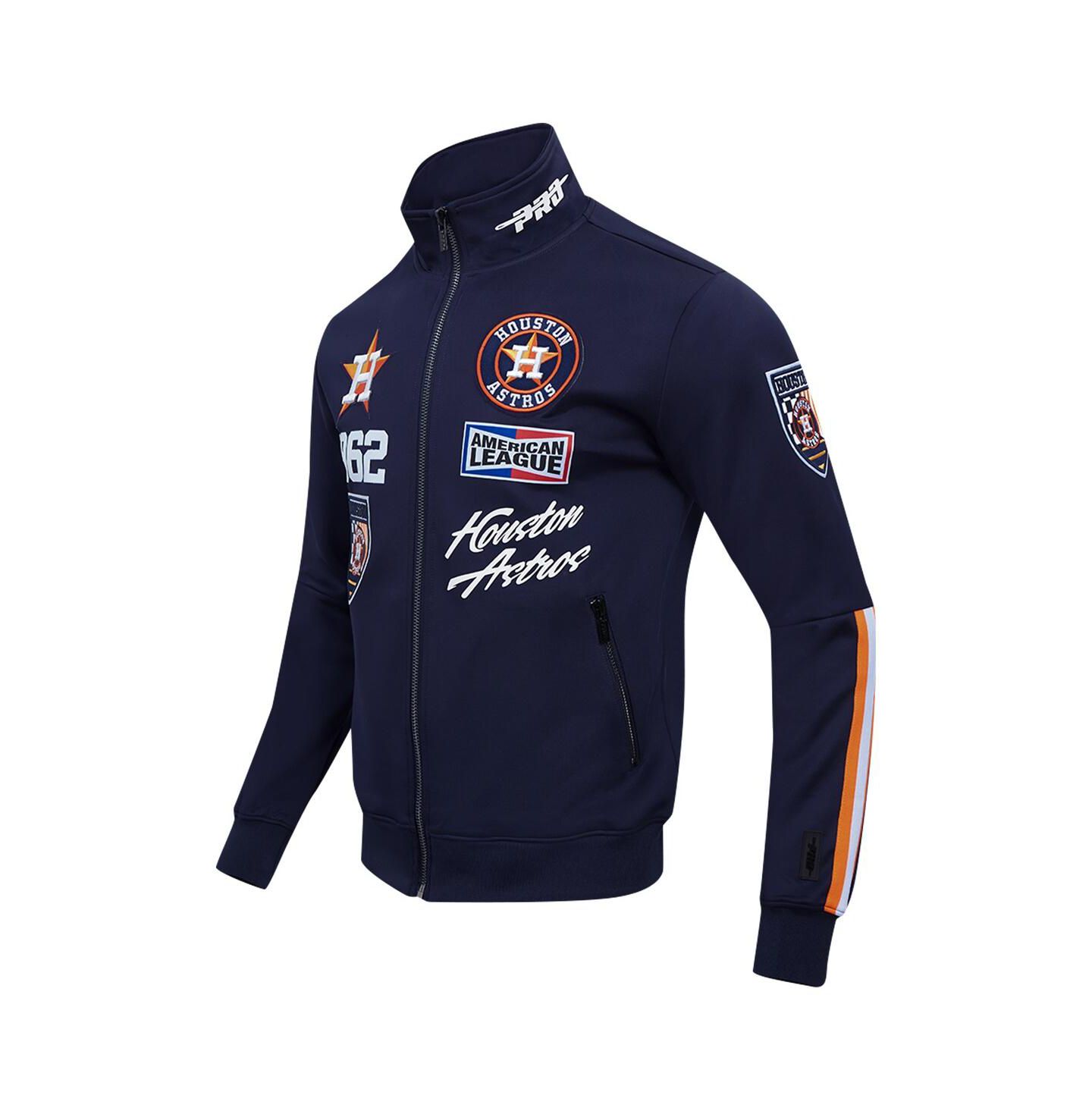 Мужская куртка Pro Standard Navy Houston Astros Fast Lane Full-Zip Track — фото 4