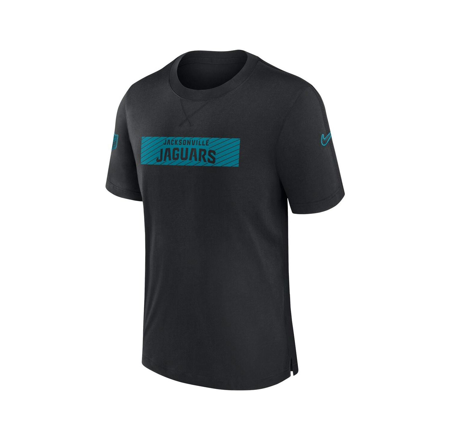 Men's Black Jacksonville Jaguars Sideline Player Performance T-Shirt