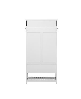 Streamdale 3-in-1 Hall Tree with Hooks, Bench, and Storage