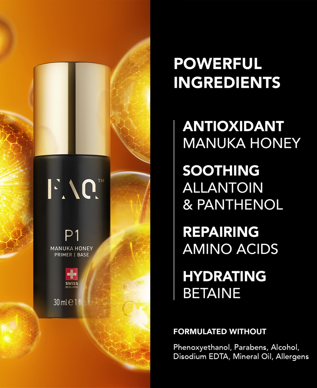 Foreo Faq P1 Manuka Honey Primer 30ml In No Color