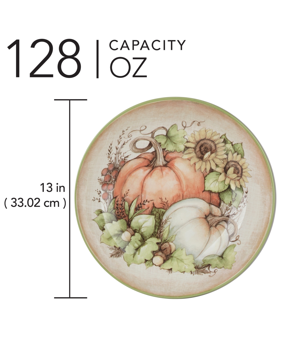 Certified International Autumn Breeze Serving Bowl In Micscellan