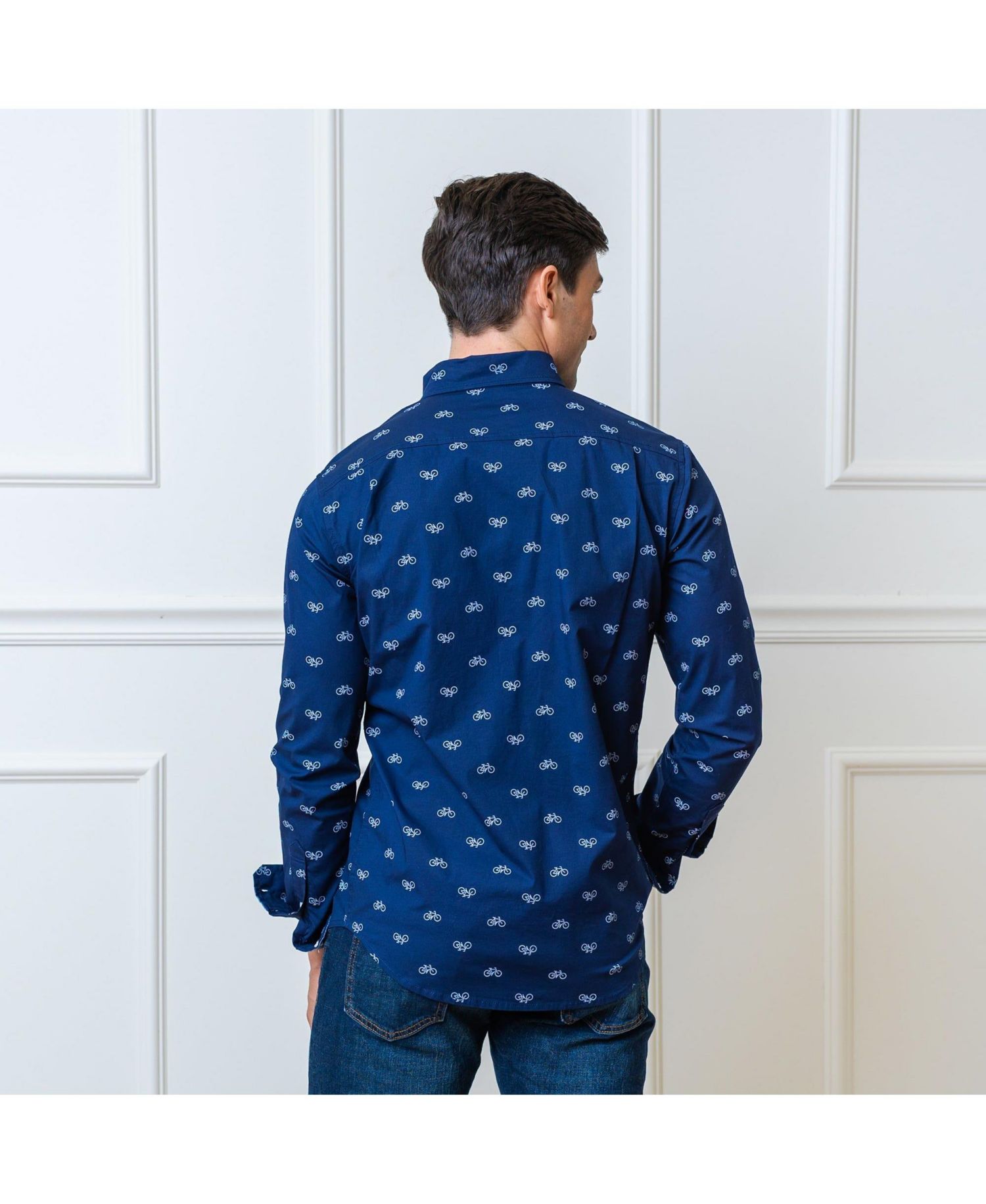 Men's Hope and Henry Organic Long Sleeve Stretch Poplin Button Down Shirt