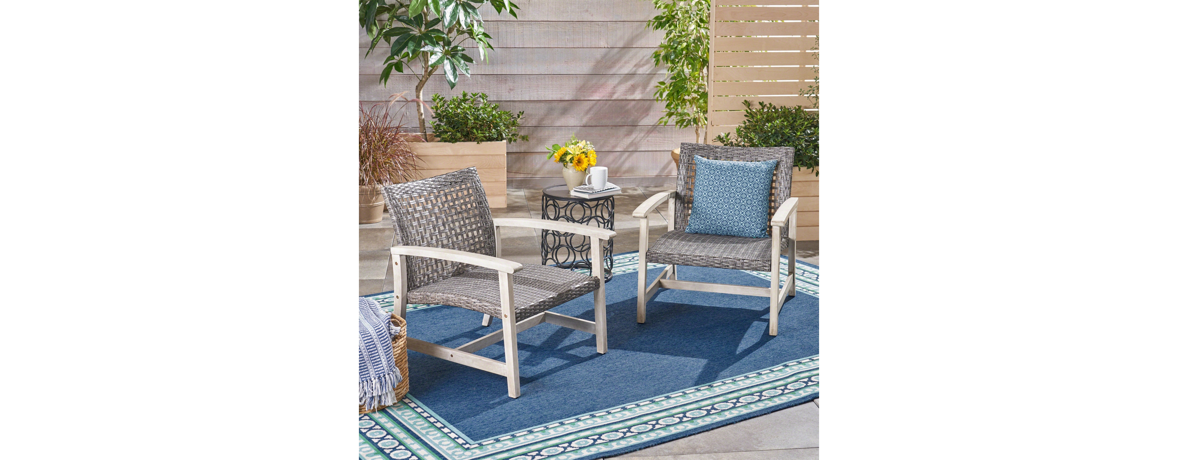 Streamdale Hampton Wicker Club Chair Antique Style, Modern Comfort