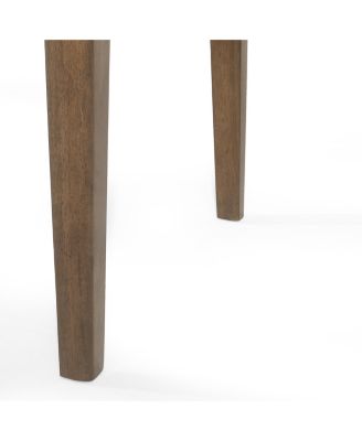 Farmhouse Counter Height Dining Table, Antique Brown, 59.1"W X 36.5"H