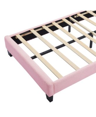 Streamdale Twin Upholstered Flower Bed with LED Headboard