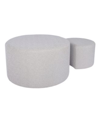 Nesting Ottoman Coffee Tables Cozy & Versatile