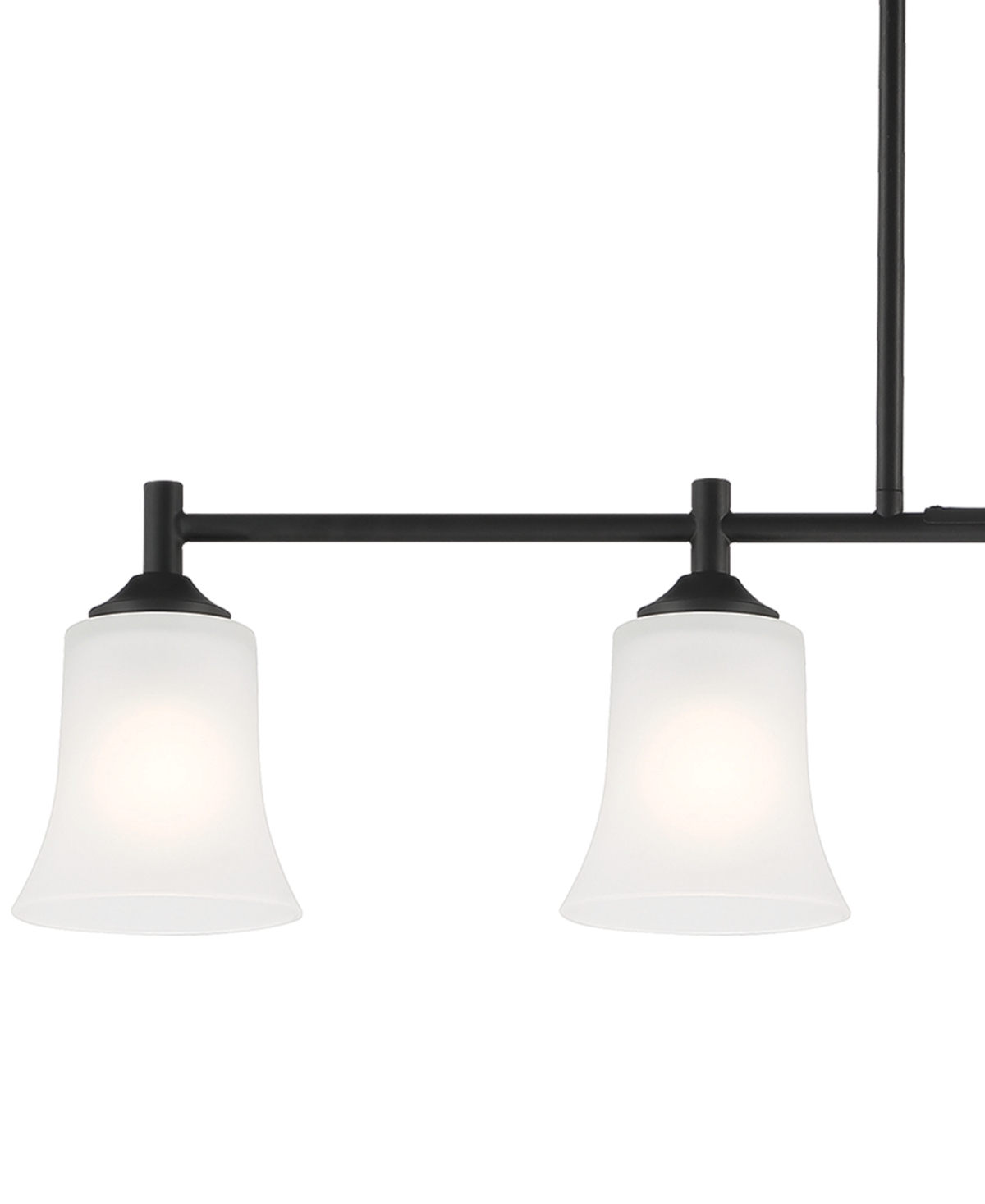Designer's Fountain Bronson 34" Metal 4 Light Island In Matte Black