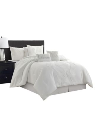 Galatea Tufted Embroidery 7-Pc. Comforter Set, Queen