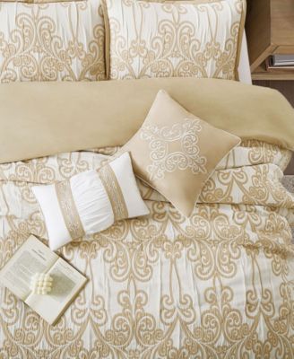 Dilona Scroll 9-Pc. Comforter Set, Queen