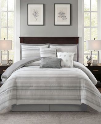 Gamla Stripe 7-Pc. Comforter Set, King