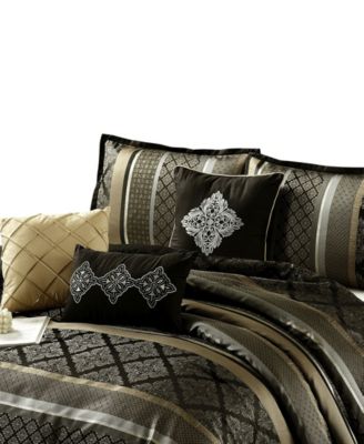 Tefia Geometric 9-Pc. Comforter Set, Queen