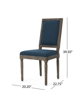 Streamdale Classic Weathered Dining Chairs With Modern Color