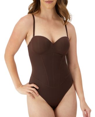 [極美品]OMMO　24SS　TUCK BUSTIER ALL IN ONE All-in-One Body Shaper with Built in Bra