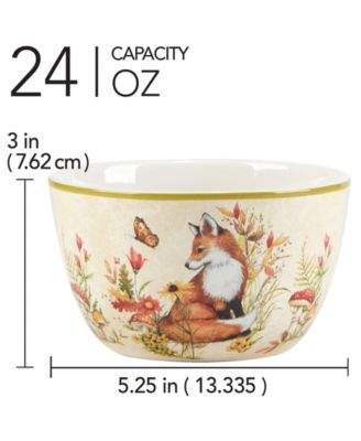 Woodland Critters Ice Cream Bowls, Set of 4
