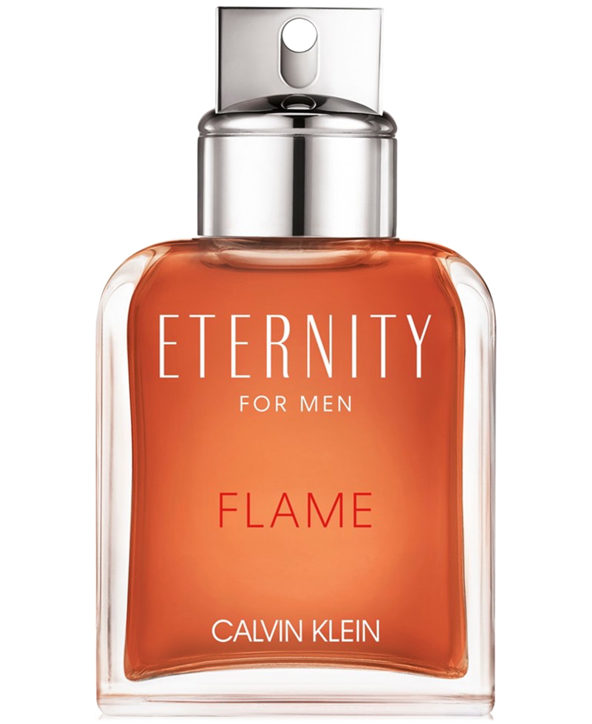Calvin Klein Men's Eternity Flame Eau De Toilette, 3.4 Oz. In Orange