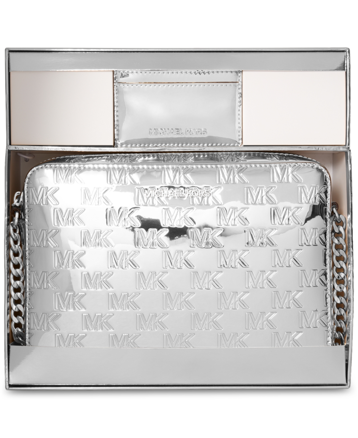 Michael Michael Kors Jet Set East West Crossbody With Card Holder In Gift Box
