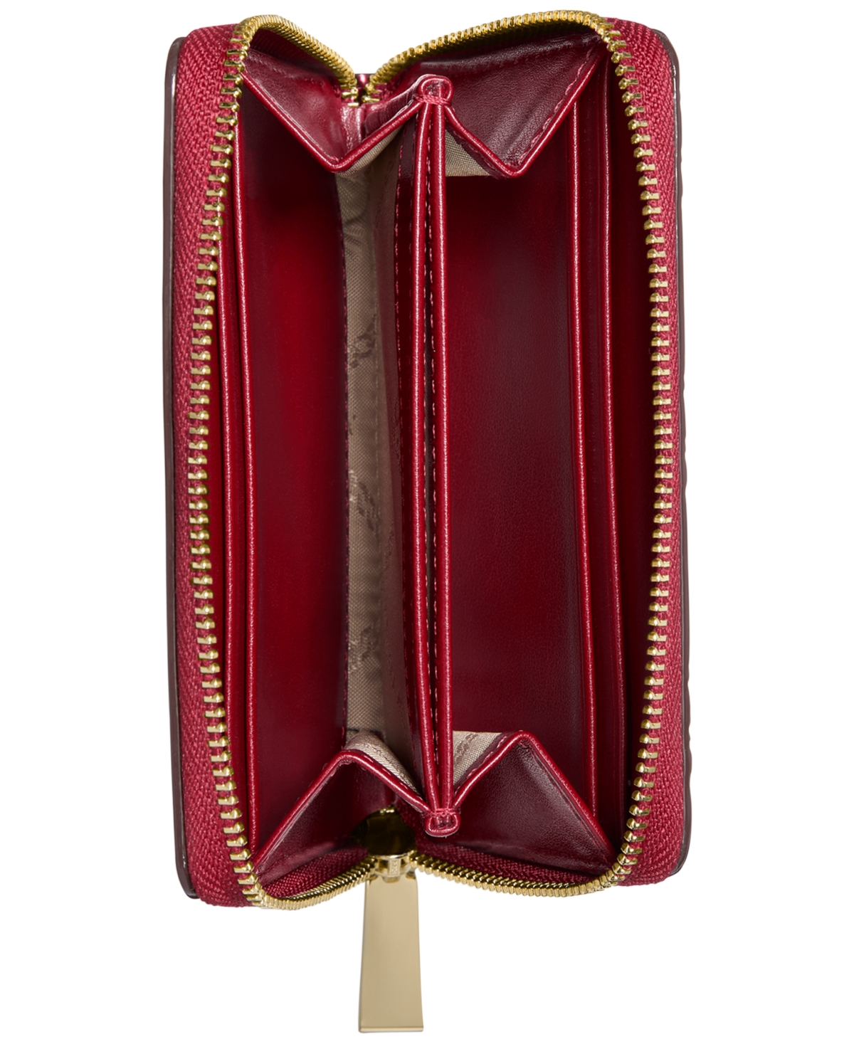 Michael Michael Kors Jet Set Zip Around Card Case In Gift Box