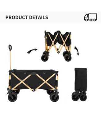 Heavy-Duty Folding Wagon Compact, Durable, All-Terrain