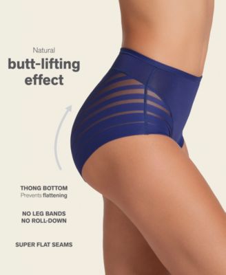 Women's Lace Stripe Undetectable Classic Shaper Panty 012903