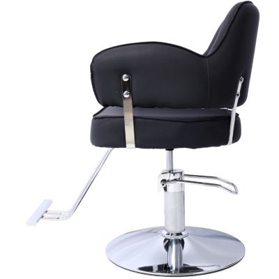 Streamdale Hydraulic Barber Chair with Wide Seat and Stainless Steel Footrest