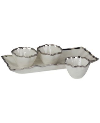 Regency 4 Pc. Tray and Condiment Bowls