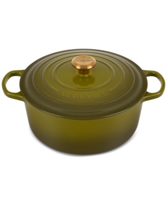 Le Creuset Signature Enameled Cast Iron 5.5 Qt. Round Dutch Oven - Macy's