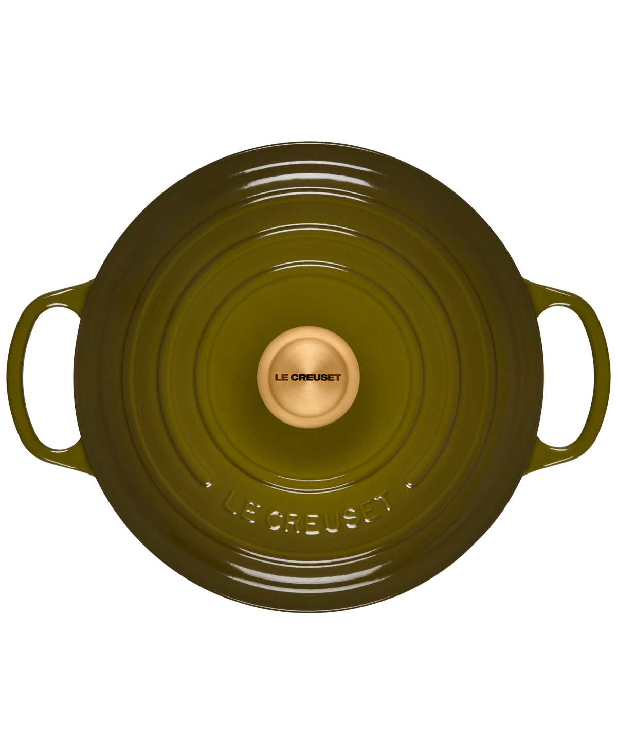 Le Creuset Signature Enameled Cast Iron 5.5 Qt. Round Dutch Oven In Olive