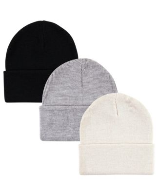 6Pc Knit Cuffed Beanie