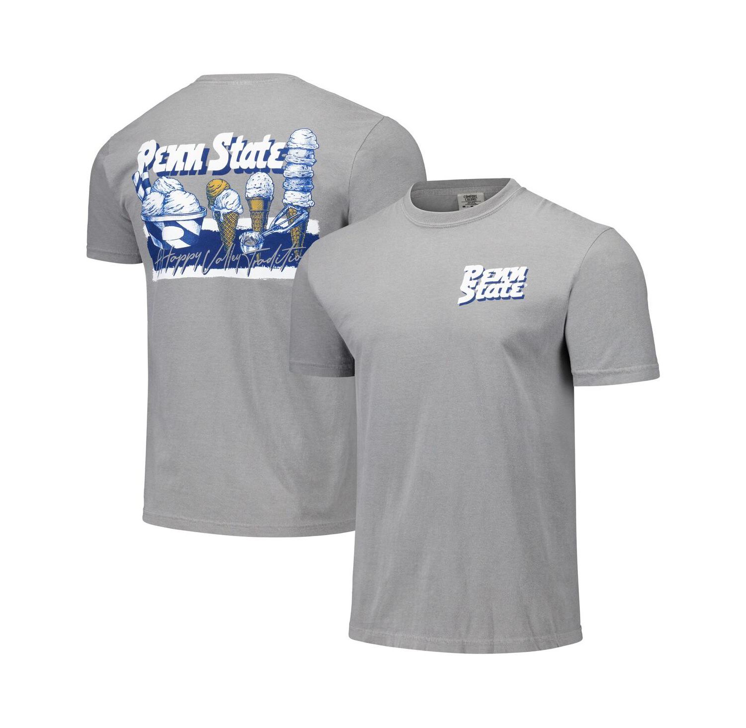 Men's and Women's Gray Penn State Nittany Lions Hyper Local Creamery Checkerboard T-Shirt
