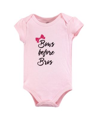 Baby Girls Treasure Breathable Cotton All-in-One Bodysuits