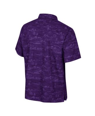 Men's Purple TCU Horned Frogs Ozark Button-Up Shirt